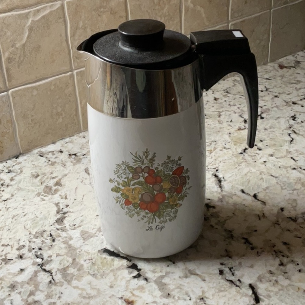 Corning Ware Spice of Life 10 cup Electric Percolator